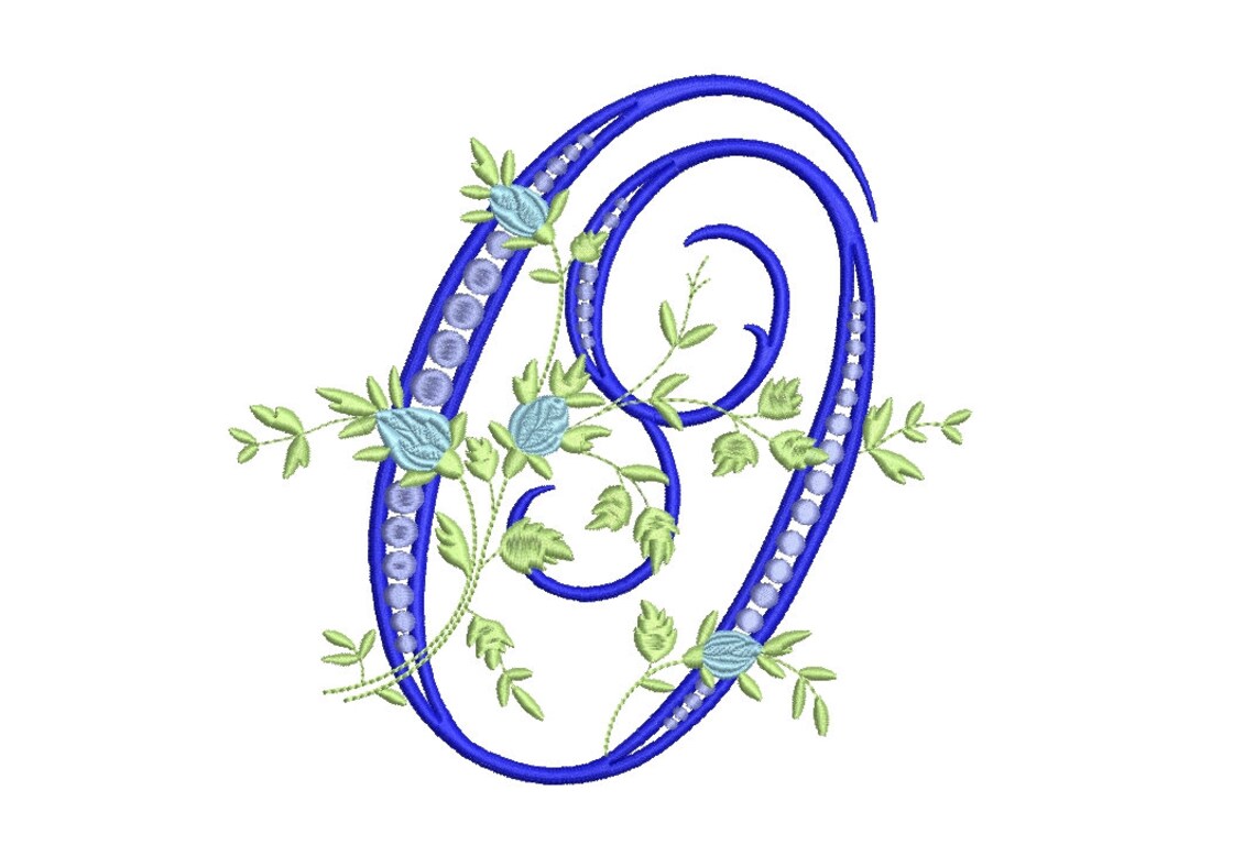 O monogram jessecmault design letter o beautiful alphabet font  etsy