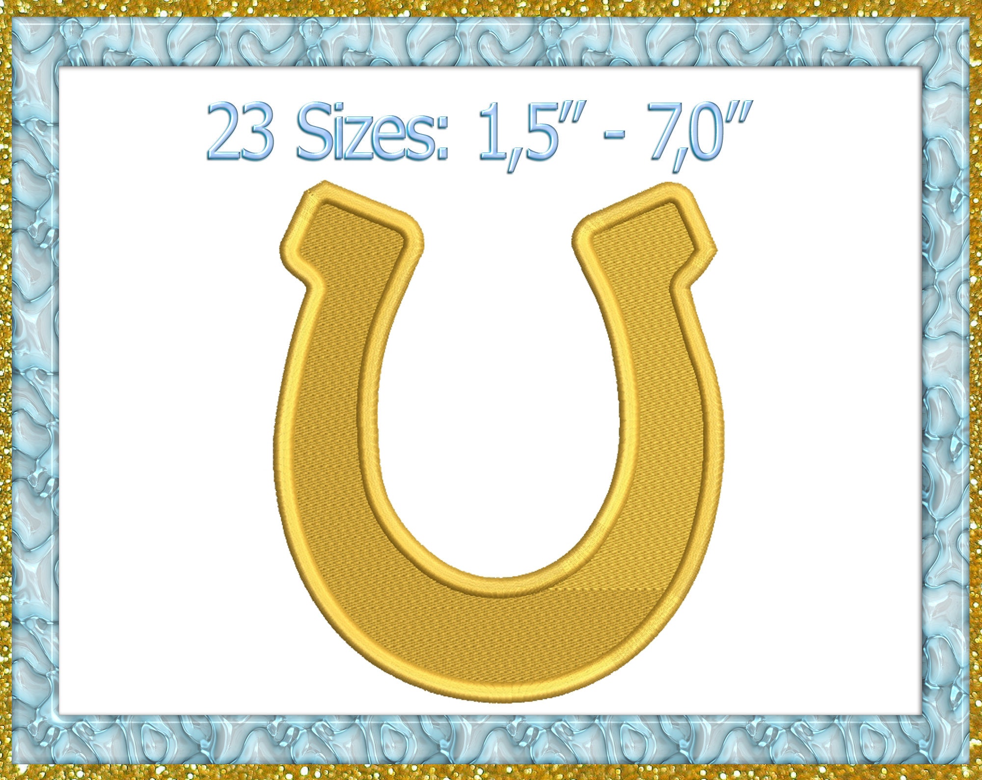 Horseshoe Embroidery Design mini Horseshoe Machine Embroidery Etsy Embroidery herradura caballo
