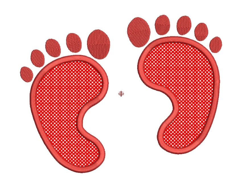 Baby footprints applique foot prints machine embroidery  etsy Baby footprints applique foot prints machine embroidery  etsy