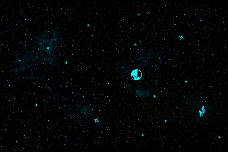 Starry Sky Ceiling Without Electricity No Plastic Or Leds Stars With The Moon Saturn Over 50 Constellations