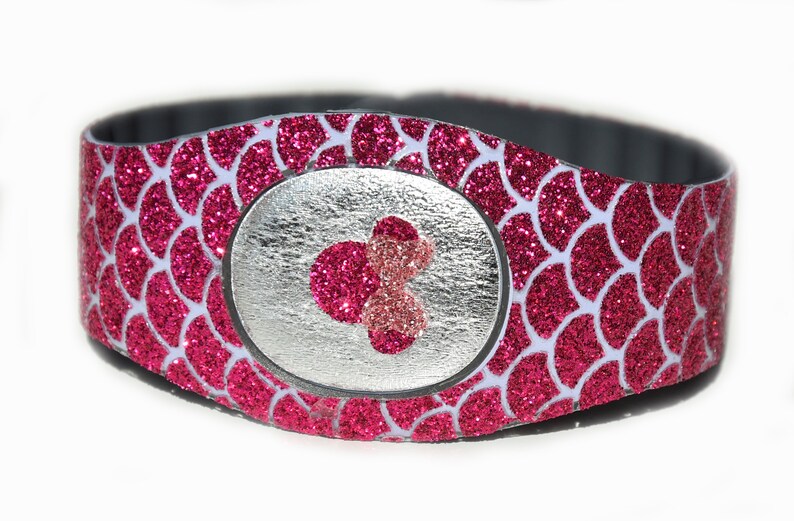 Magic Band Raspberry Mermaid Skins Cover Glitter Magic Band Etsy