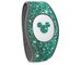 Magic Band 2 skins Watergreen glitter Magic band 2.0 decal skins stickers scratch resistant, Magic band 2 decals wrap, wraps for magic band 