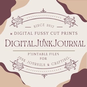 Big Bundle, Christmas Frame Junk Journal Paper, Digital Download, Mixed Media, Pattern, Christmas Memory Journal, Christmas Journal Kit image 5