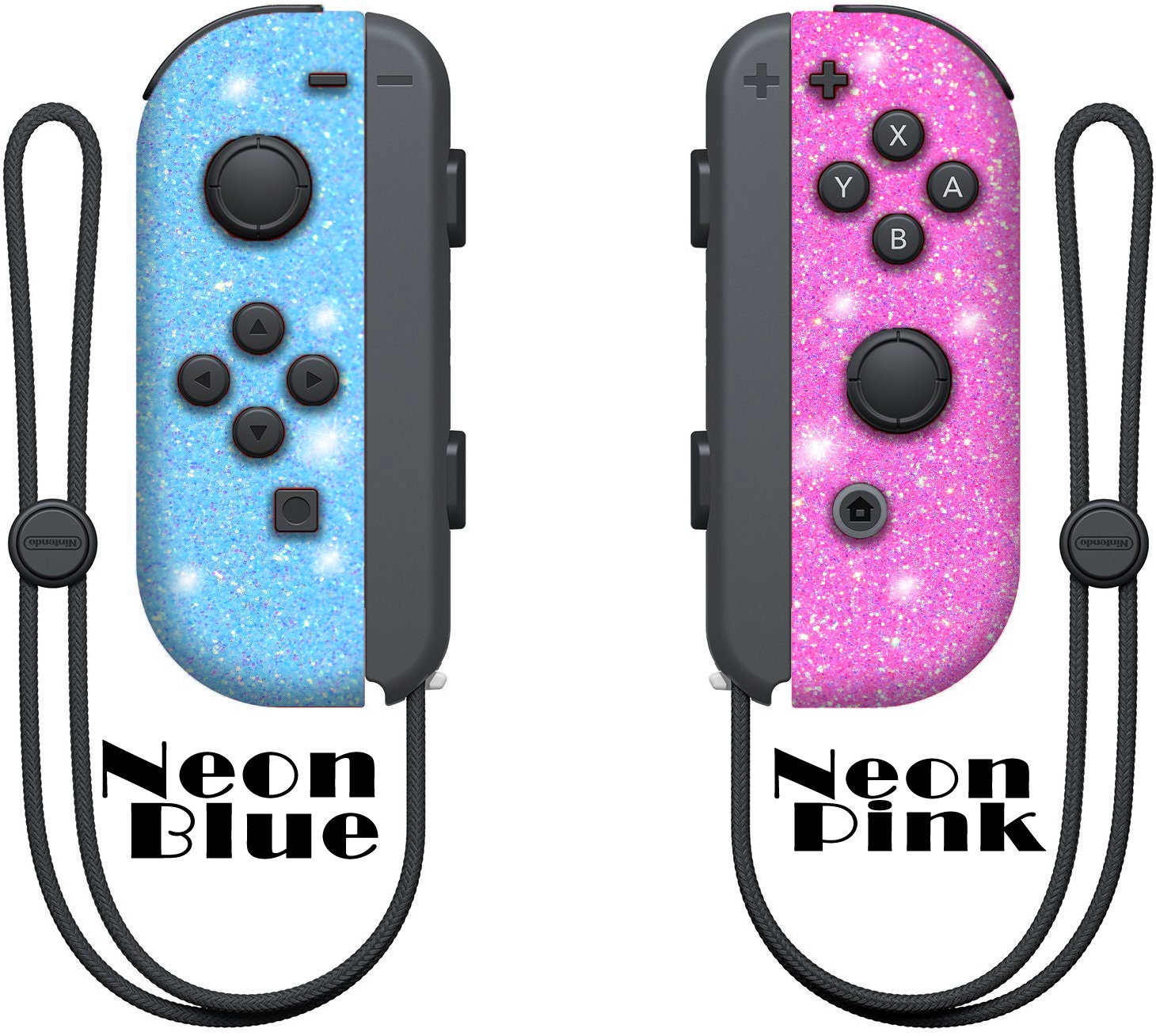 Glitter Skin for Nintendo Switch Joycon Glitter Skin Wrap Etsy UK