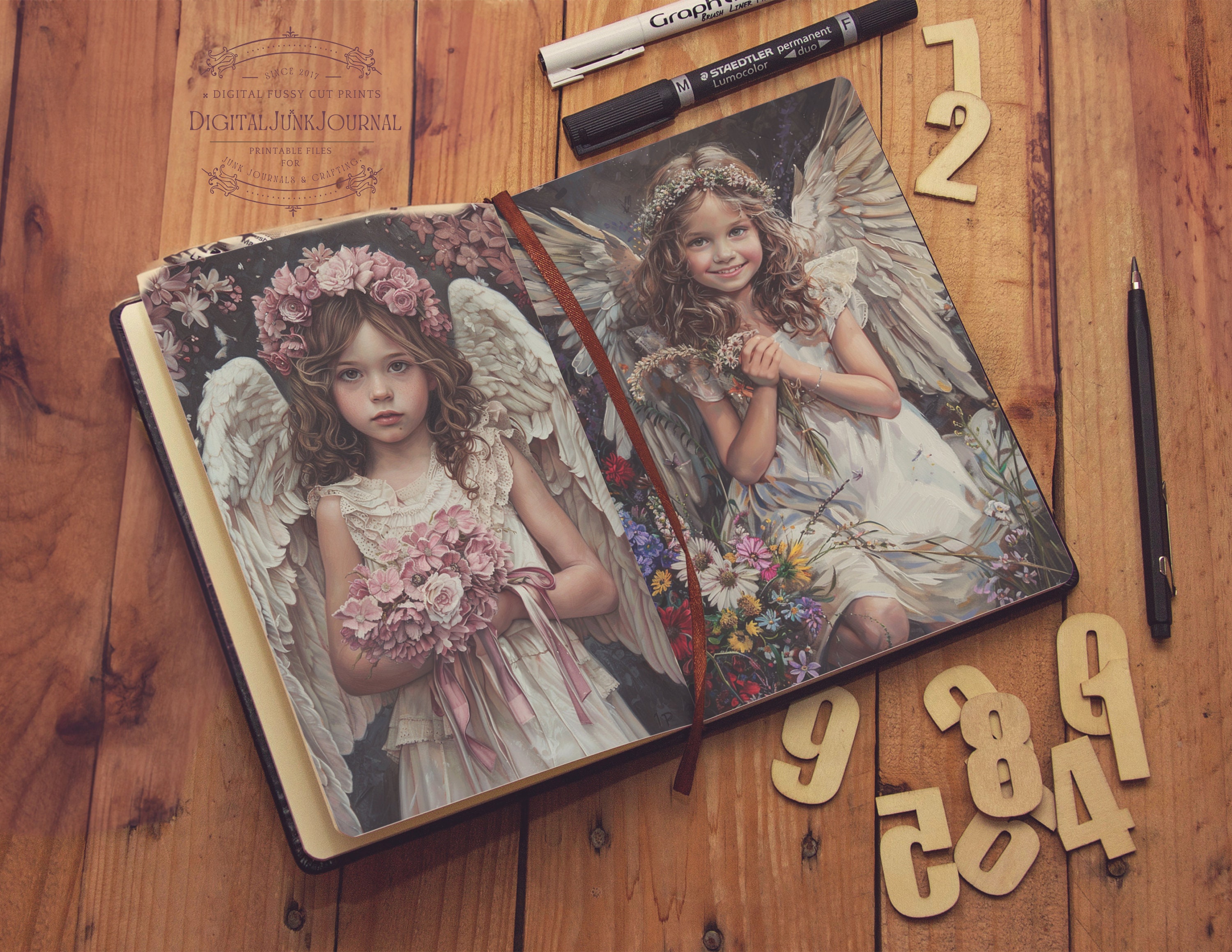 Guardian Angel, Angel Wings, Holy Spirit, Junk Journal Pages, Fussy ...