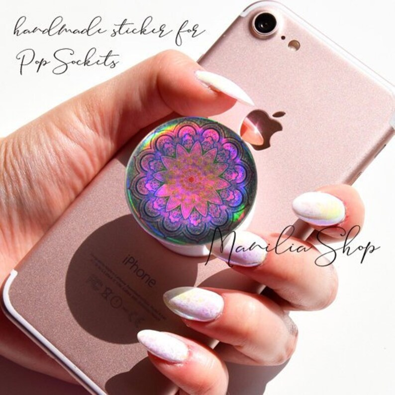 Sticker for PopSocket and ring holder | Etsy