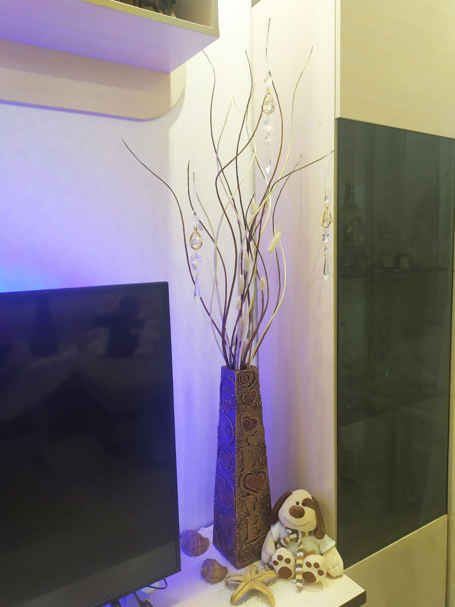 Decorative vase with branches. Vase for compositions of dried Etsy