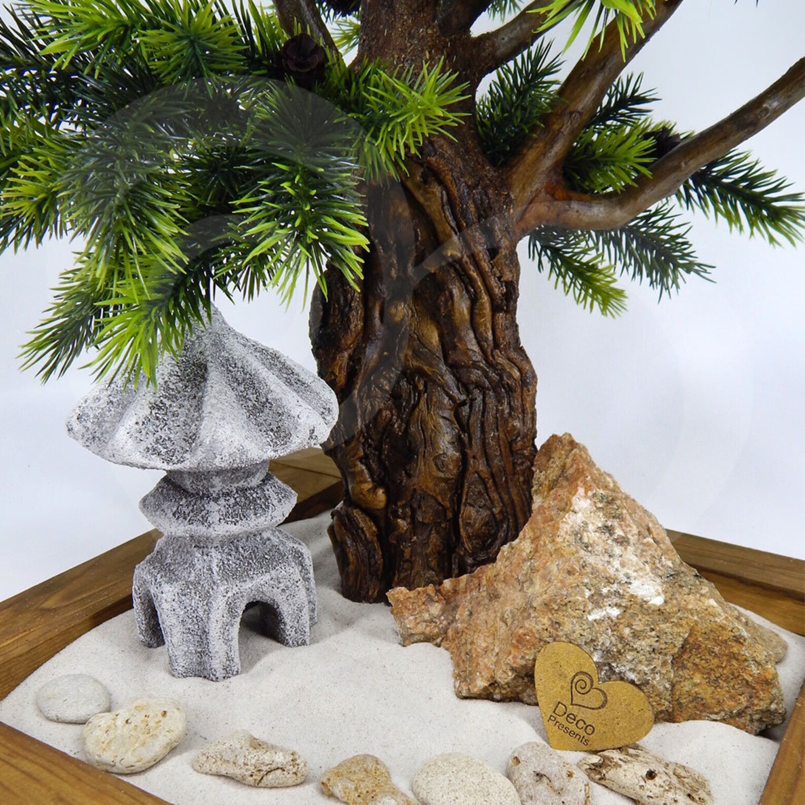 Zen table garden stones gift version for office Etsy