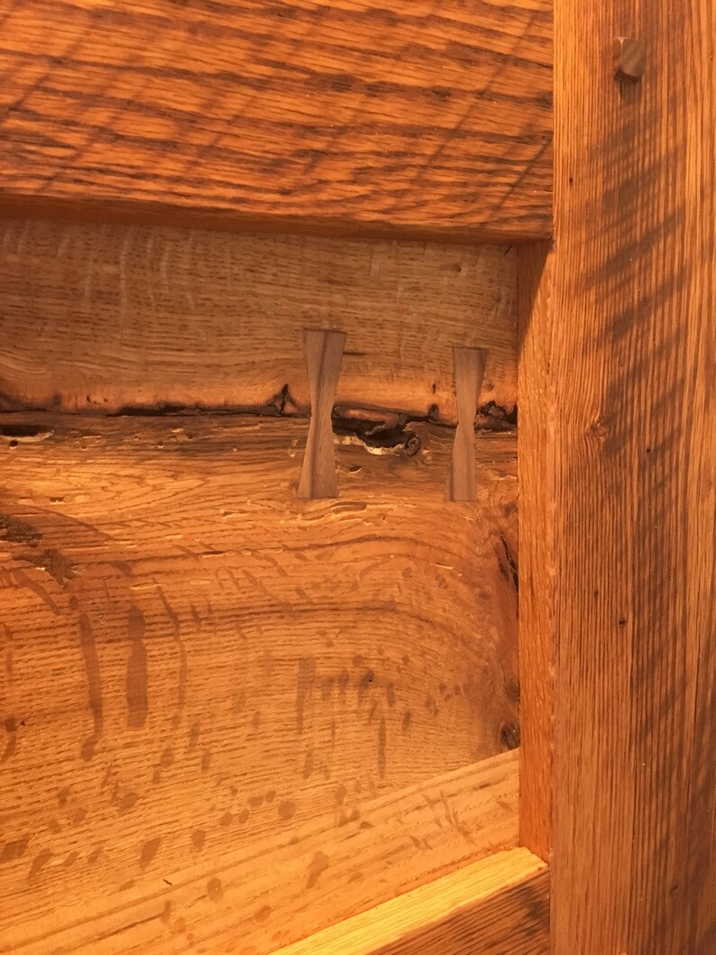 Rustic Wood Mortise and Tenon Barn Door Etsy