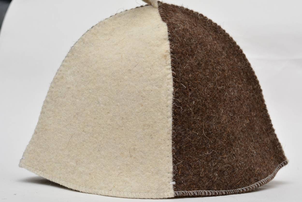 Sauna Hat wool Russian Banya cap Felt bath accessories Etsy