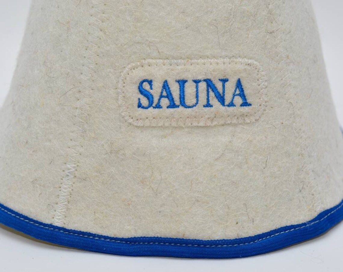 Sauna hat wool for man and women Russian Banya cap Etsy