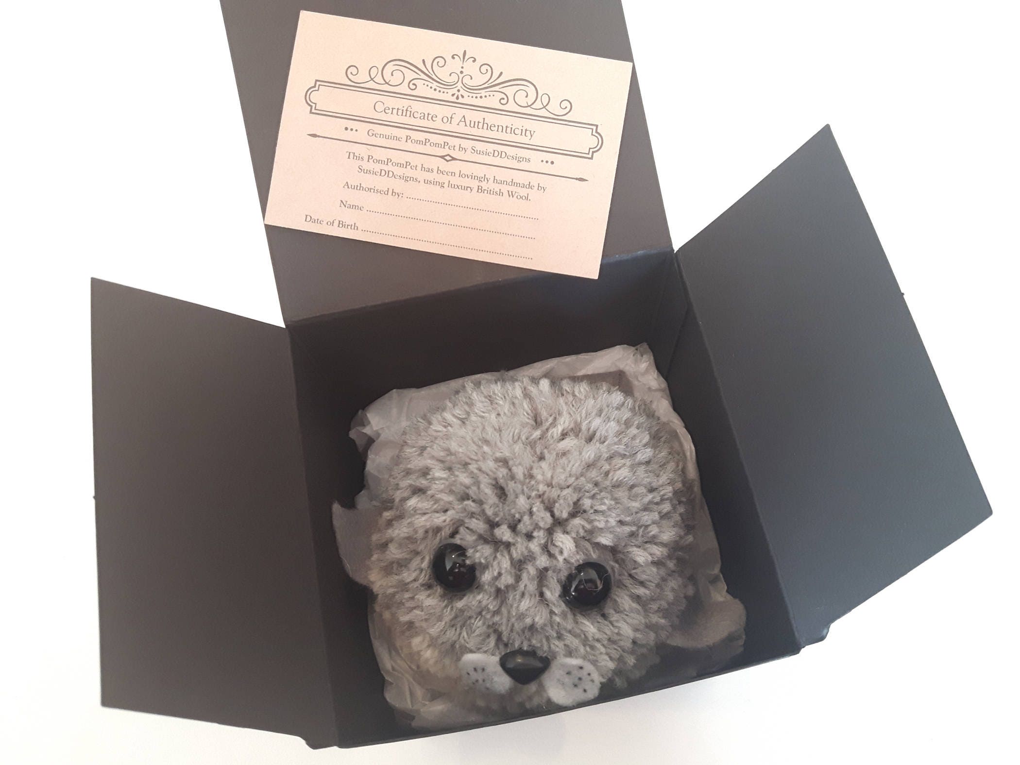 Seal Pup Wool Gift Handmade With British Yarn Collectable Etsy UK