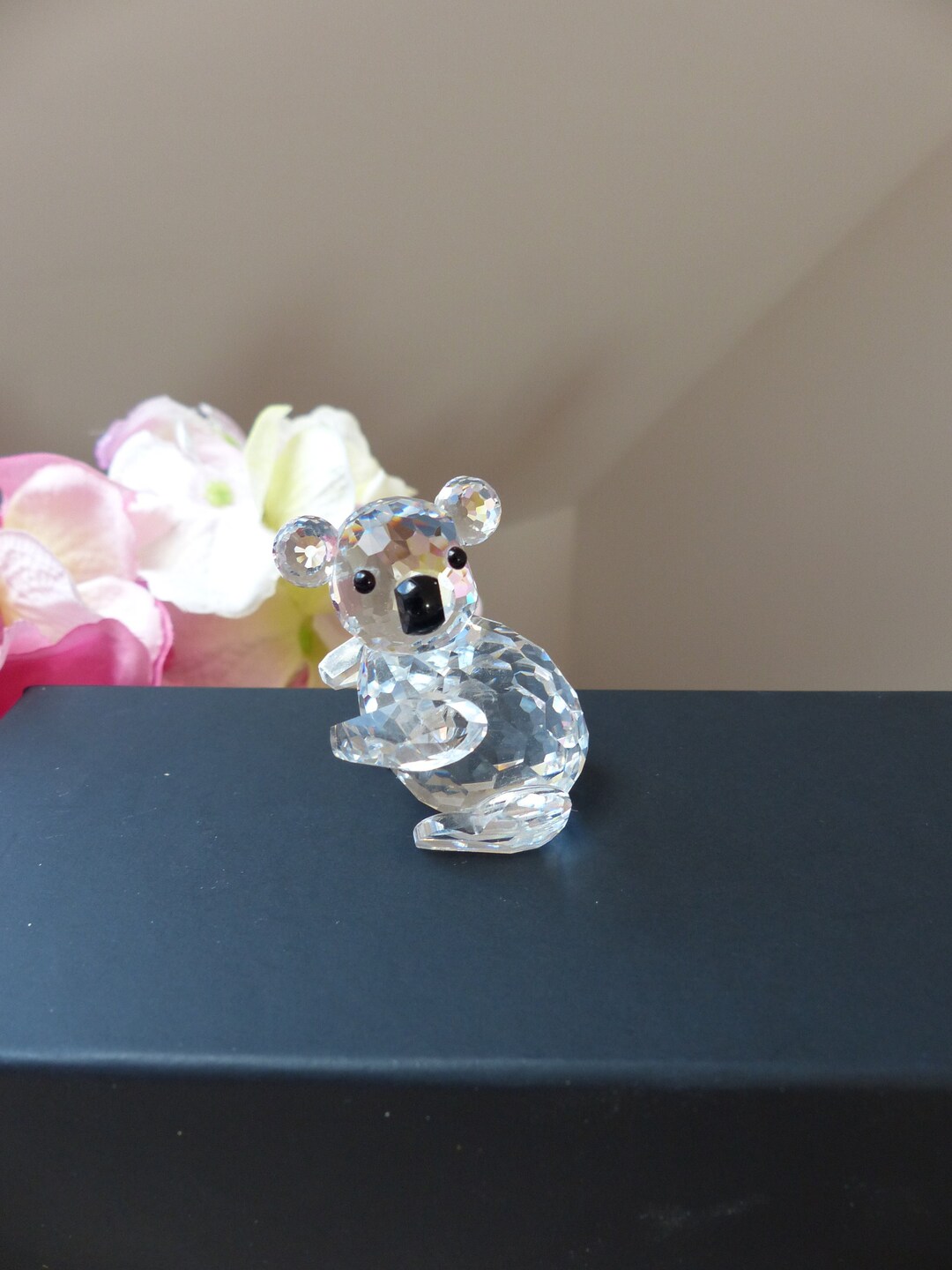 Mini Crystal Objects Miniature Swarovski Crystal Figurine β Panda or Koala Decorative ...