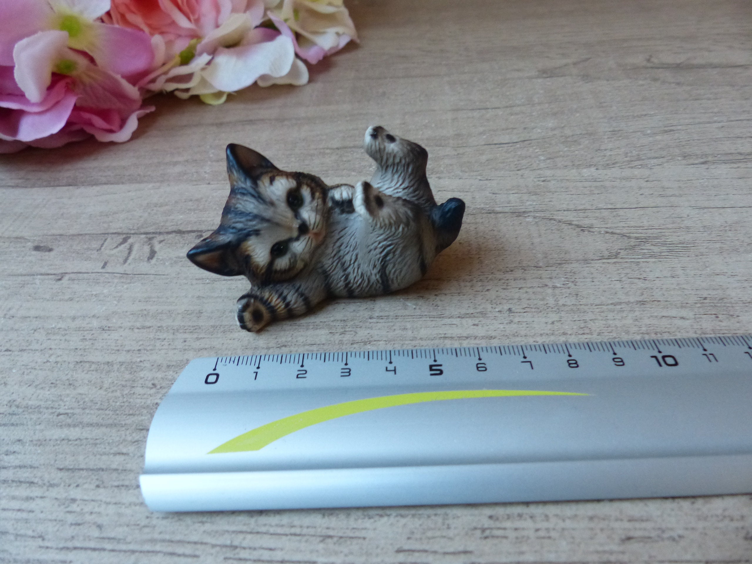 Vintage Royal Präsente Handbemalt Chat Chaton Figurine Katze 376005451141