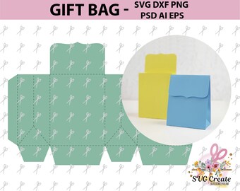 card box template svg favor paper cut papercutting diy paper etsy