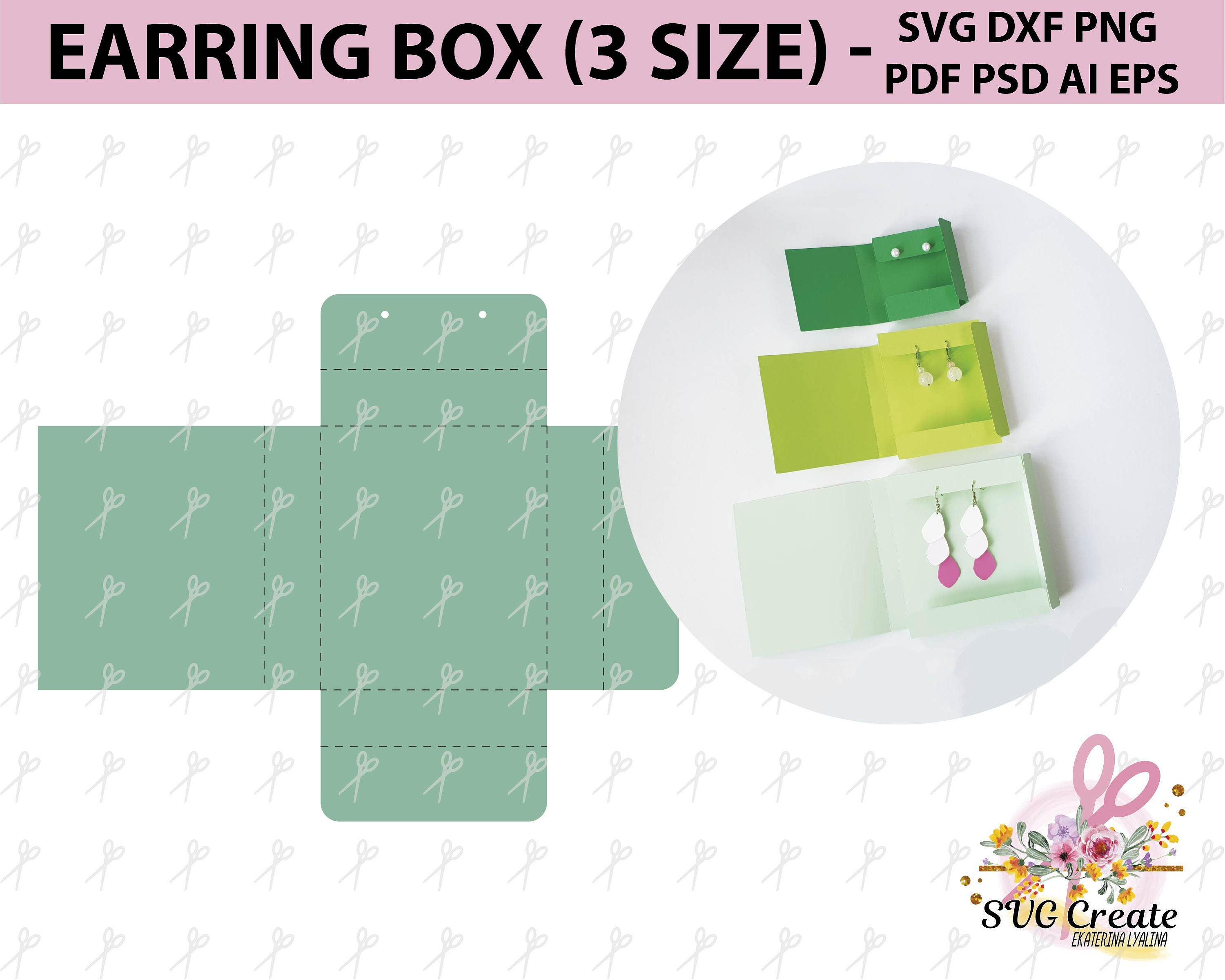 Earring card earring display pdf earring organizer favor Etsy