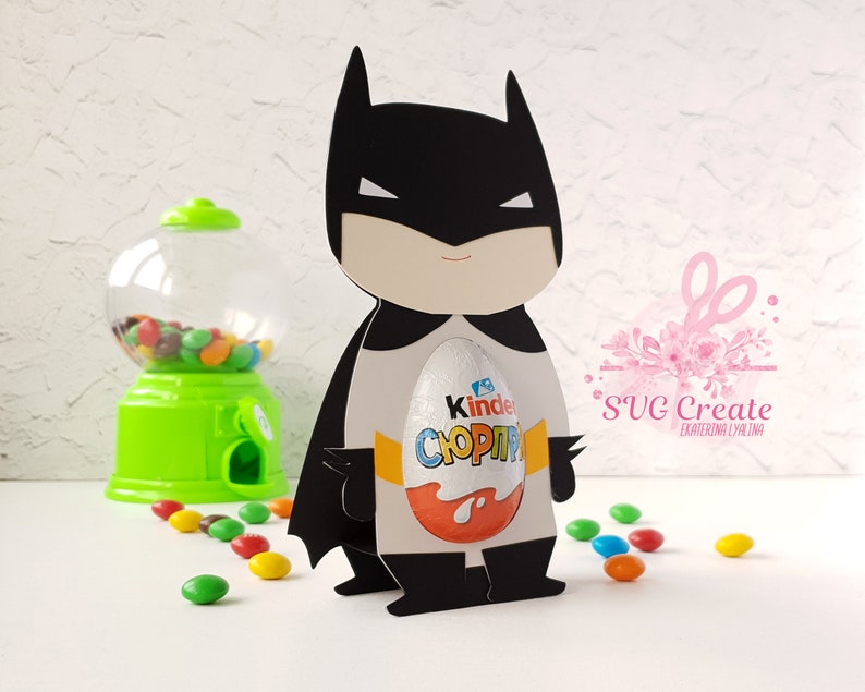 Download Kinder surprise egg holder svg cutting file Batman ...