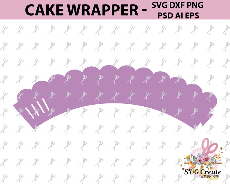 Download Cupcake wrappers svg template cupcake wrap cut file ...