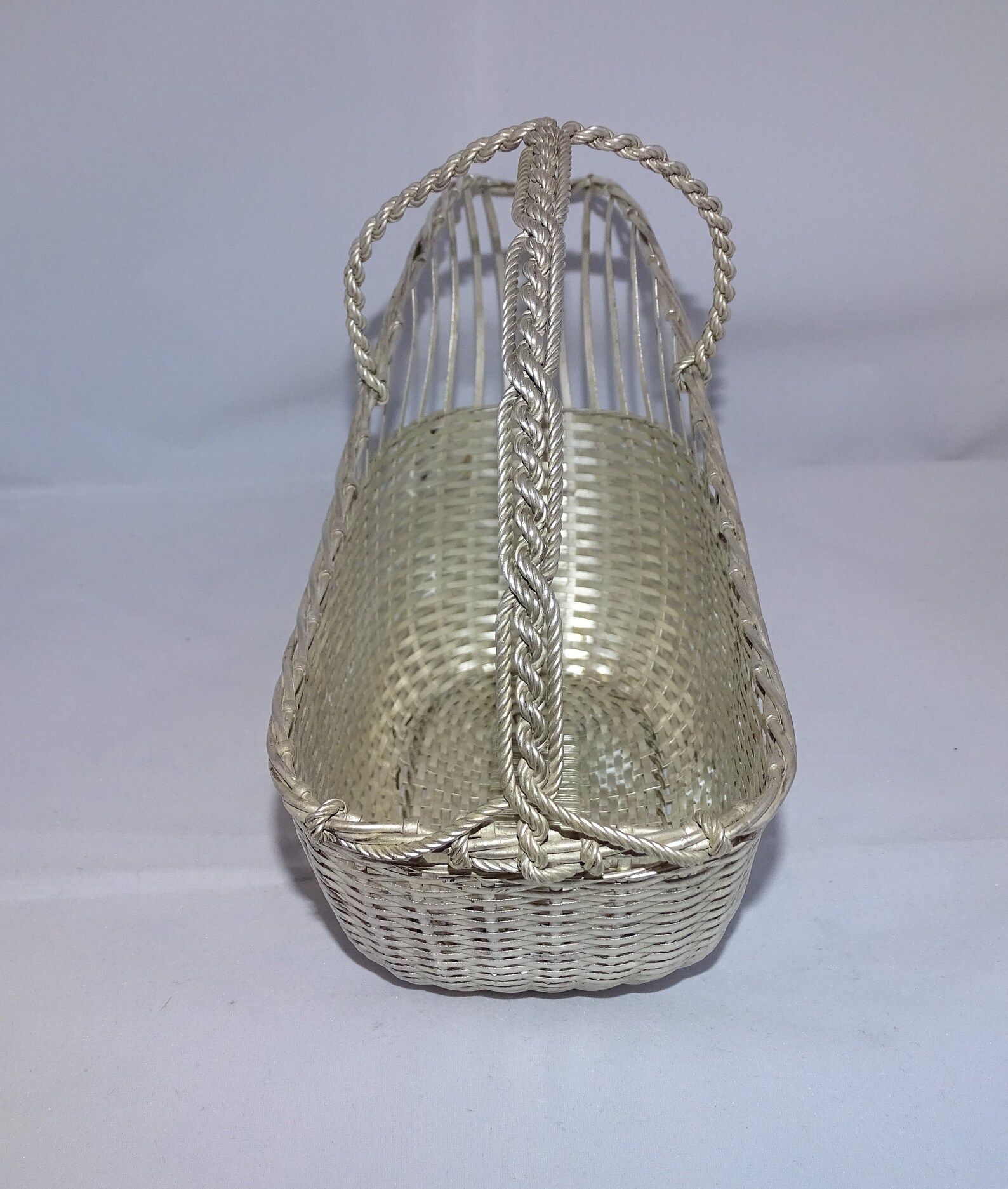 Vintage French Silver Plate Wine Pouring Basket Sommelier Etsy UK