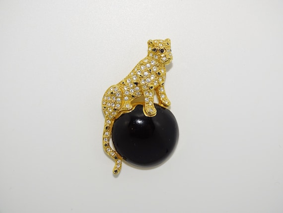 Vintage jewellery panther leopard - Gem