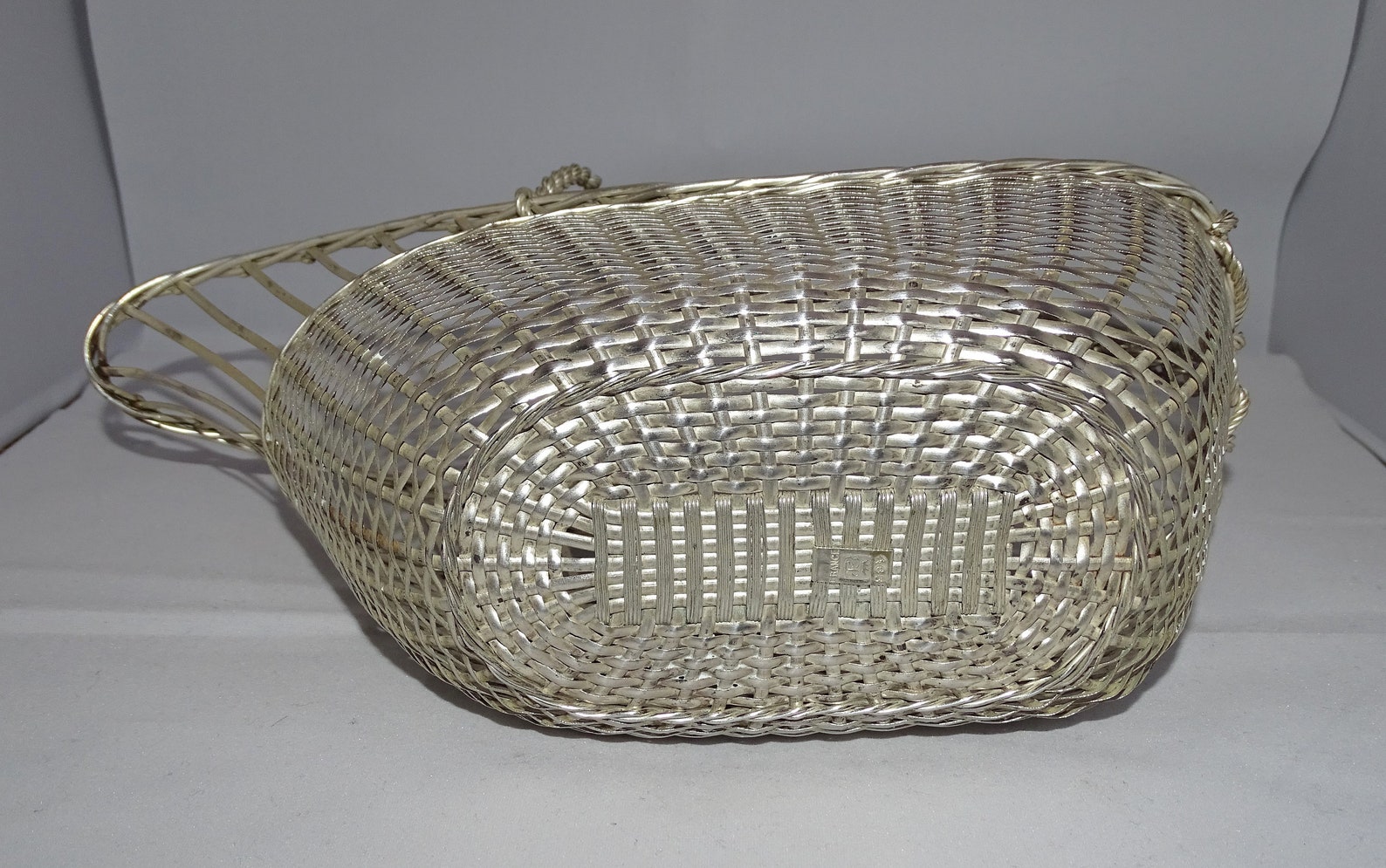Vintage French Silver Plate Wine Pouring Basket Sommelier Etsy UK