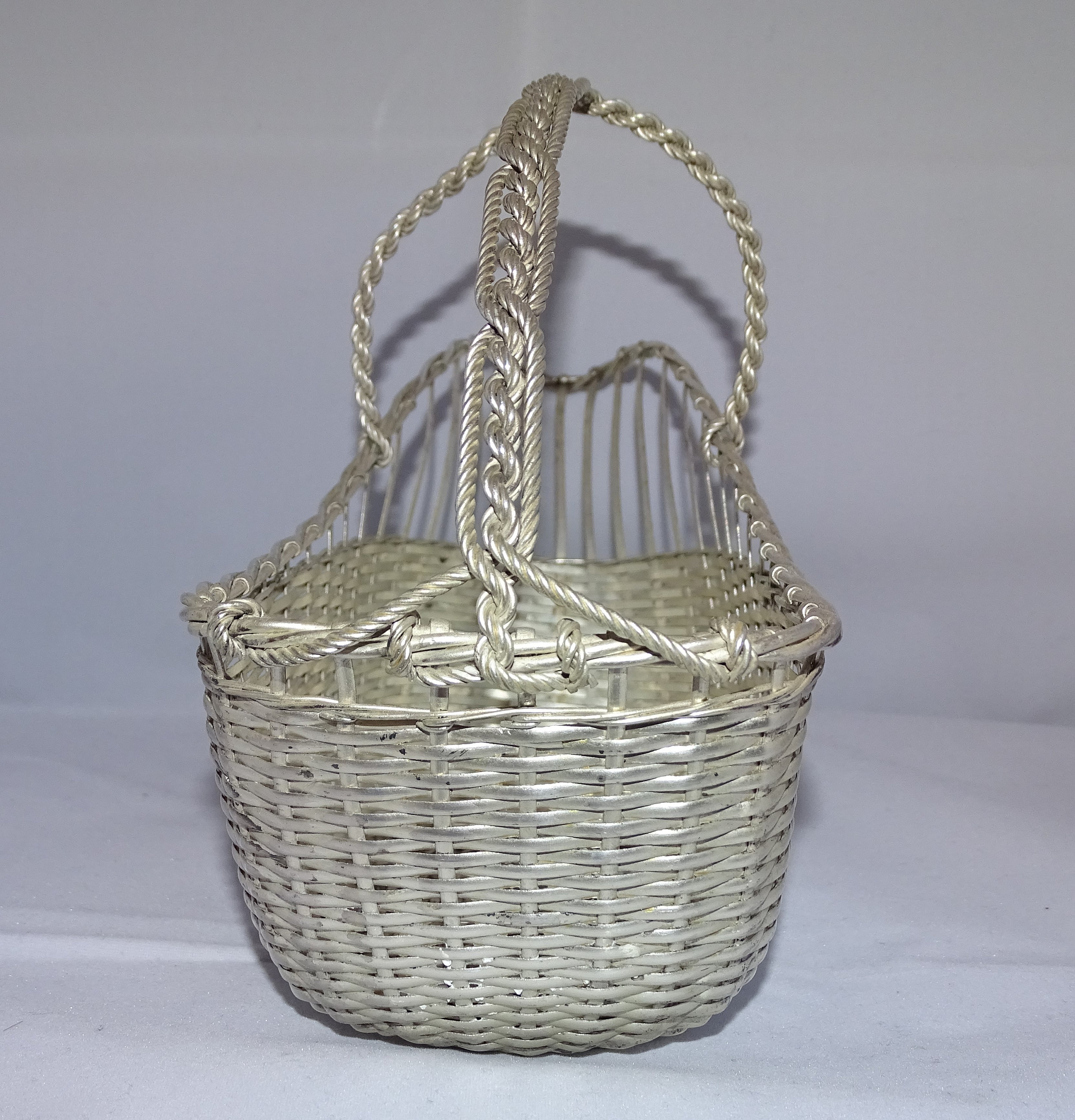 Vintage French Silver Plate Wine Pouring Basket Sommelier Etsy UK