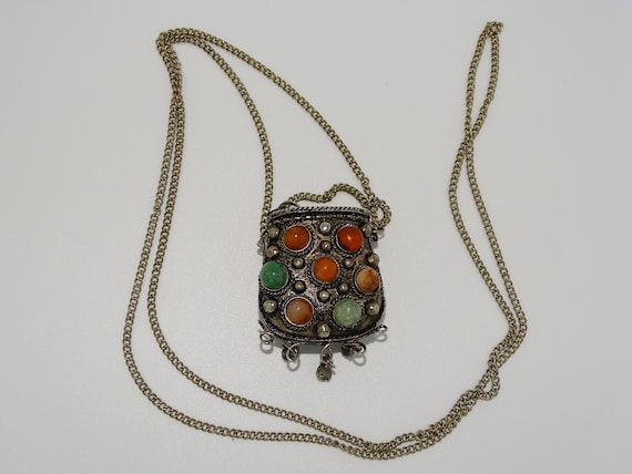 Natural Nature Scene Agate Vintage Navajo Native American Jewelry Silver Bracelet Natural Nature Scene Agate Vintage Navajo Native American Jewelry Silver Bracelet