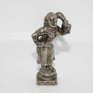 Beautiful small Indian Hindu Deity God/ Goddess metal figure /ornament