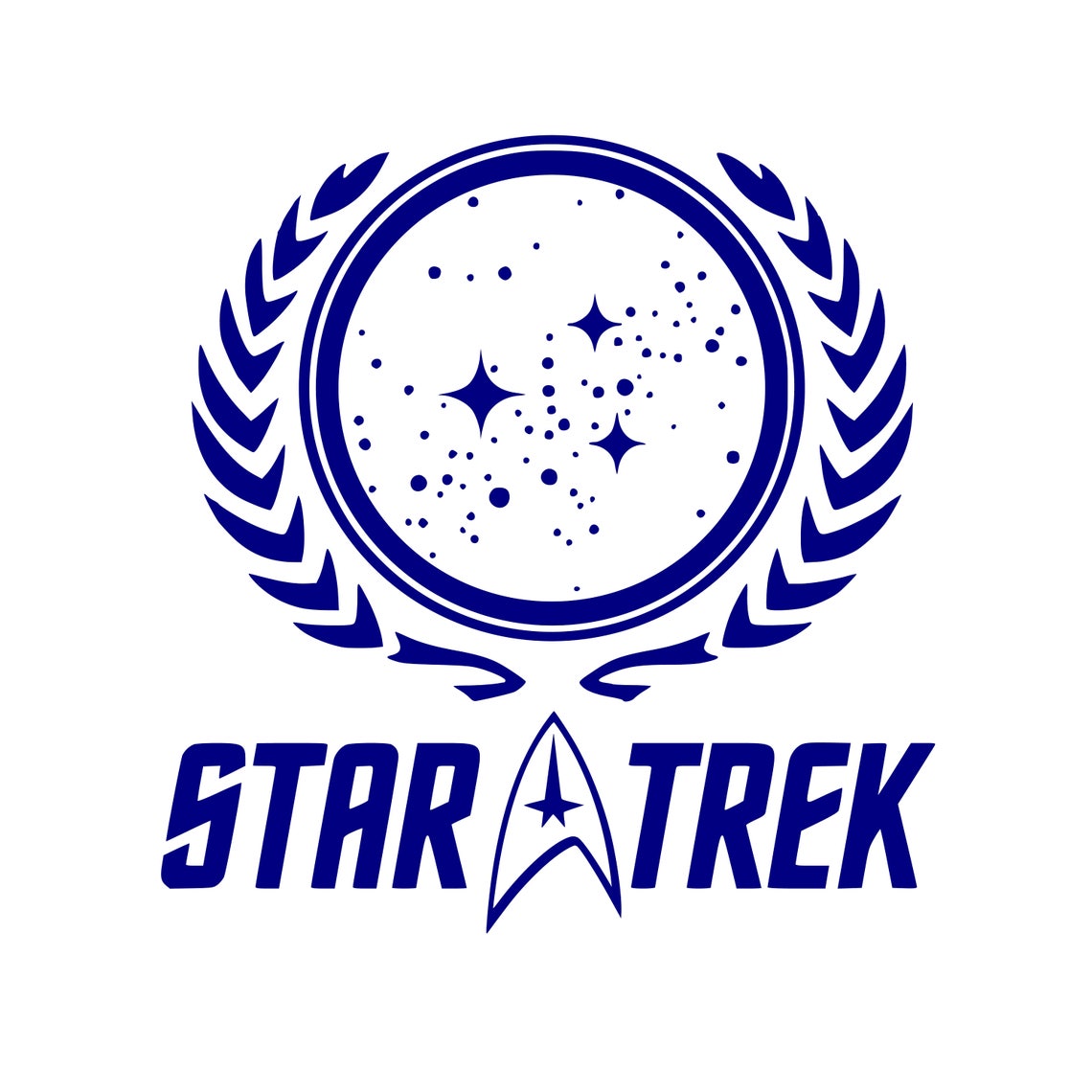 logo star trek vector