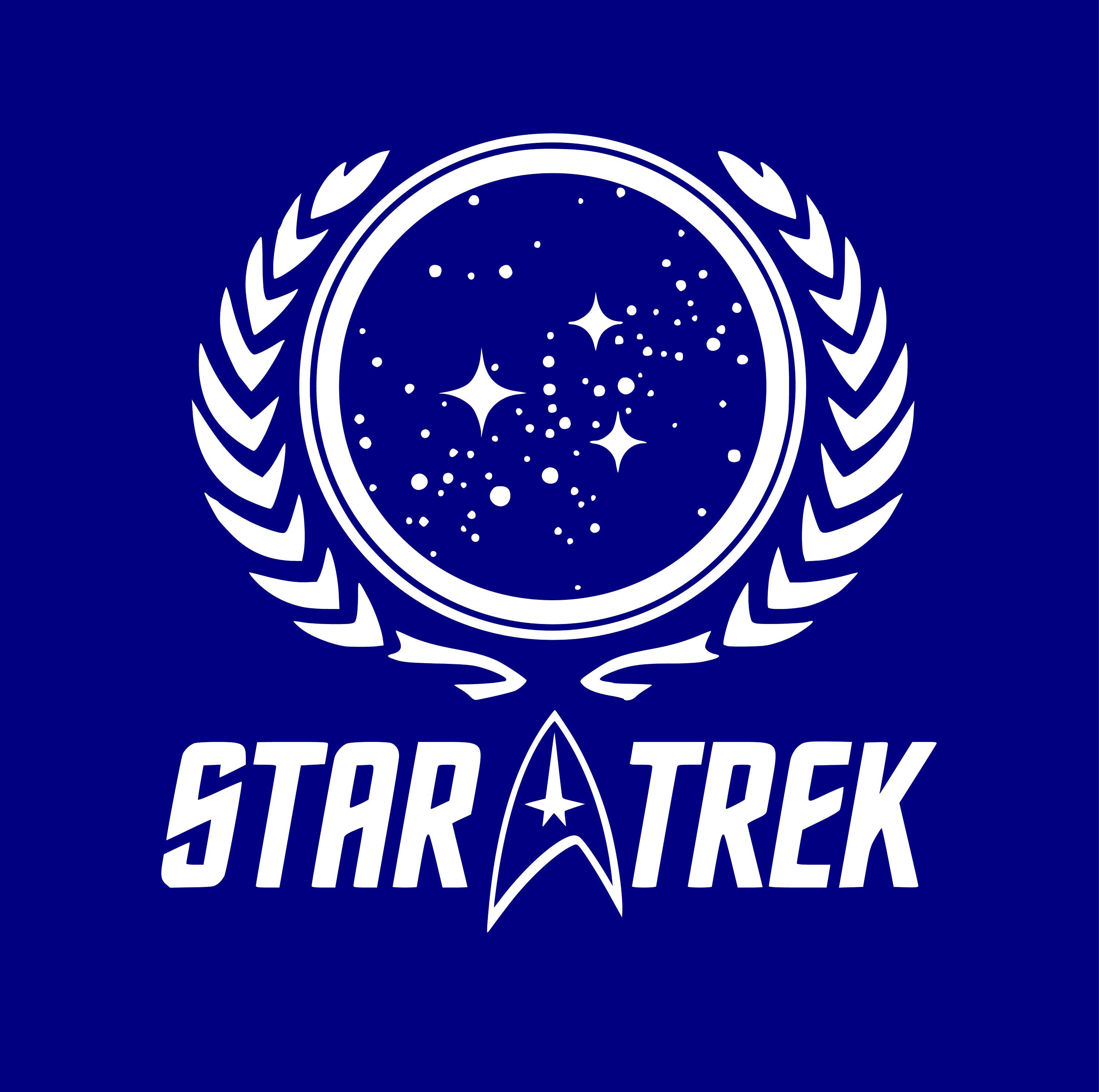 star trek logo aufkleber