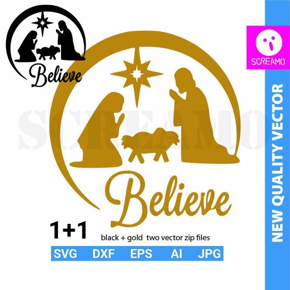 Download Free Christmas Believe Svg Christmas Svg Believe Svg Cut Files Etsy SVG DXF Cut File