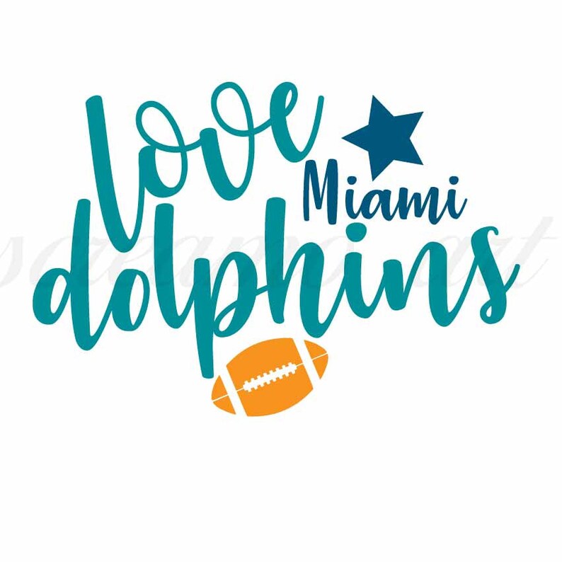 Download MIAMI DOLPHINS SVG cut files Miami fan svg dolphins | Etsy