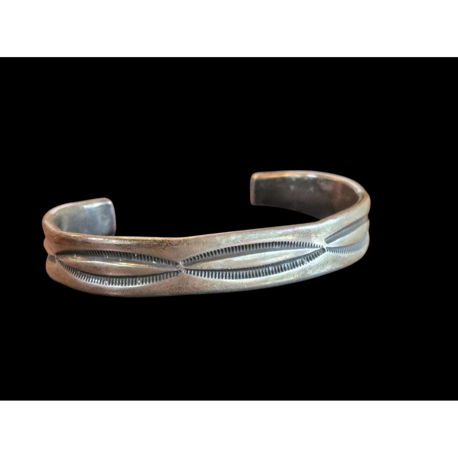 エマーソンビルNAVAJO sterling silver Navajo Silver Bracelet - Emerson Bill