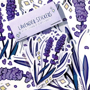 Lavender Stickers!