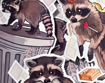 Raccoon Stickers!
