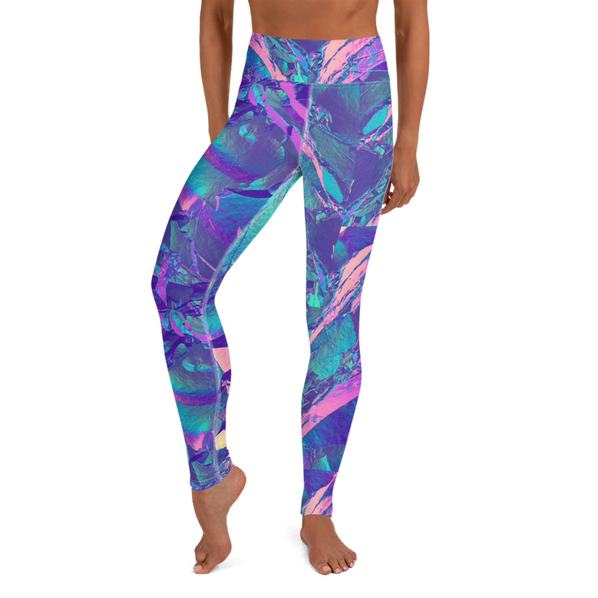 Blue Purple \u0026 Pink Leggings Cracked 