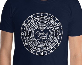 Advanced Music Key Signature Circle Of Fifths Classical Theory Composer Musician Scales Chords Structure T-Shirt