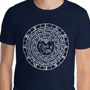 Advanced Music Key Signature Circle Of Fifths Classical Theory Composer Musician Scales Chords Structure T-Shirt