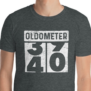 Oldometer Odometer divertido 40th girando 40 años de edad cumpleaños fiesta clásica regalo camiseta