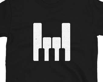 Piano Rocks! Rockstar Pianist Classical Composer Teacher Student Band Keyboard Player Music Theory Gifts T-Shirt