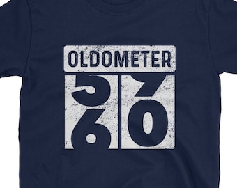 Oldometer Kilometerteller Funny 60e Draaien 60 Verjaardagsfeest Cadeau T-Shirt