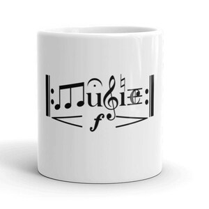Abstract Music Theory Lovers Mug