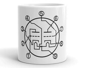 12ax7 Analog Vacuum Tube Diagram Schematic Electronics Engineer Audiophile Mug