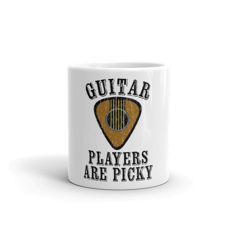 Guitar Players Are Picky Funny Novelty Guitarist Musician Mug image 1