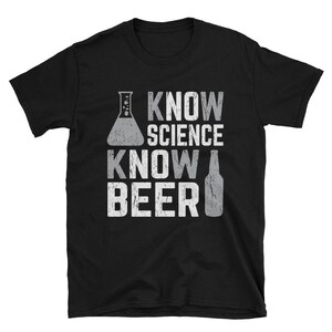 No Science No Beer Funny Craft Beer Lover Homebrew Distressed Unisex T-Shirt