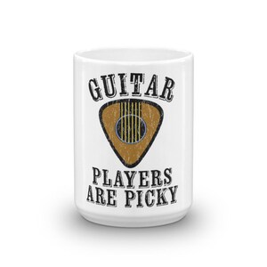 Guitar Players Are Picky Funny Novelty Guitarist Musician Mug image 4