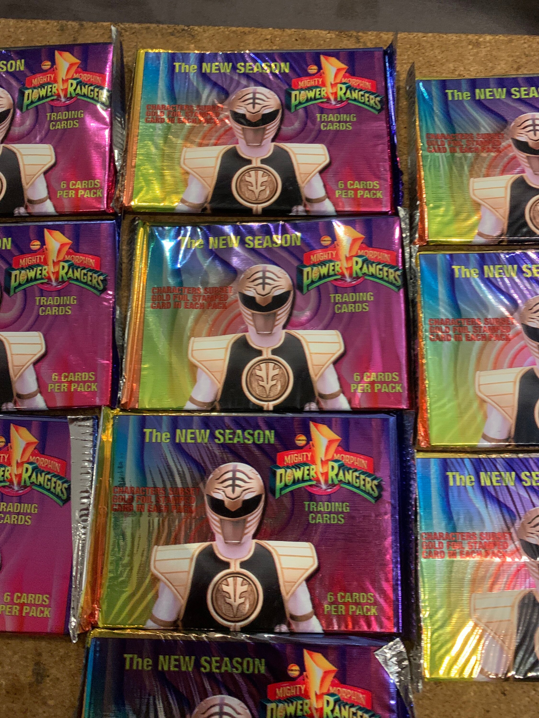 Mighty Morphin Power Rangers MMPR 1995 Trading Cards 10 Packs Etsy