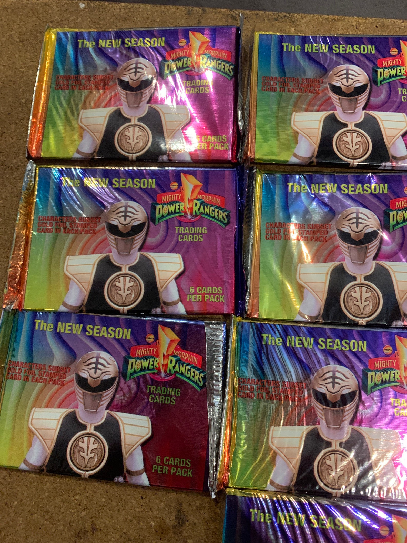 Mighty Morphin Power Rangers MMPR 1995 Trading Cards 10 Packs Etsy