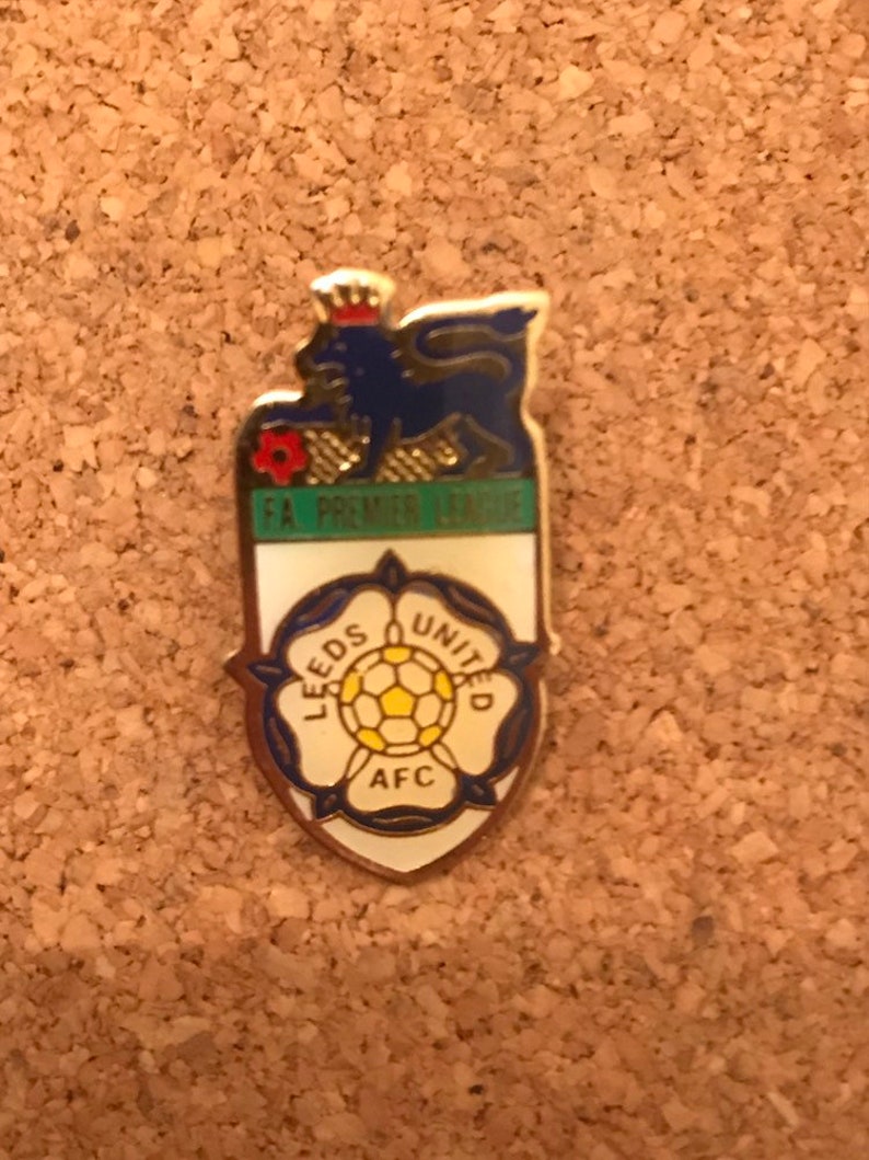 FA Premier League Leeds United FC Enamel Pin Badge 1996/97 Etsy