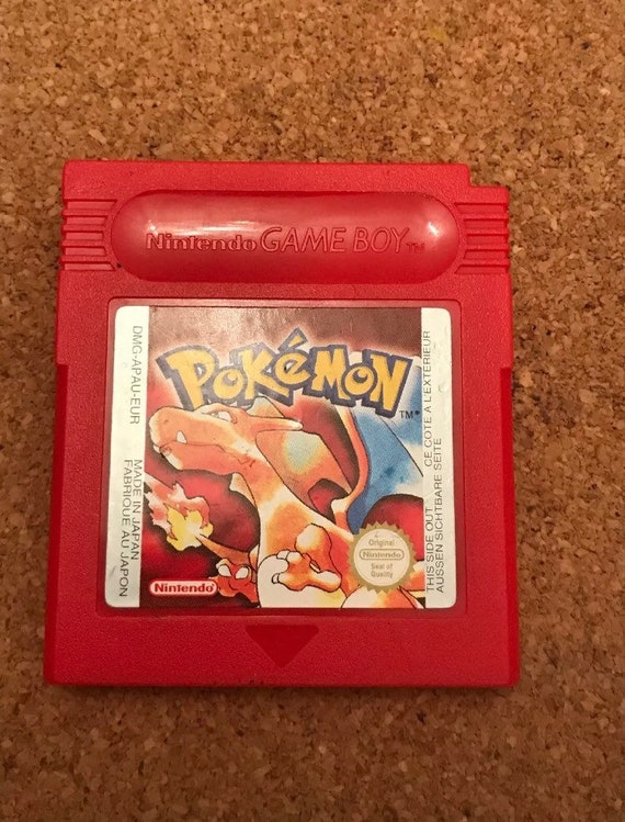 Pokemon Red Version with Case Nintendo GameBoy Japan